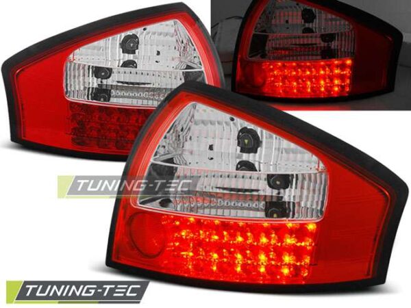 Πίσω φανάρια led Κόκκινο Λευκό για AUDI A6 05.97-05.04 Audi A6 1997–2004