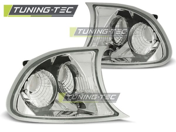 Εμπρός φλας χρωμίου για BMW E46 04.99-08.01 COUPE BMW 3 (E46) [1998-2005]