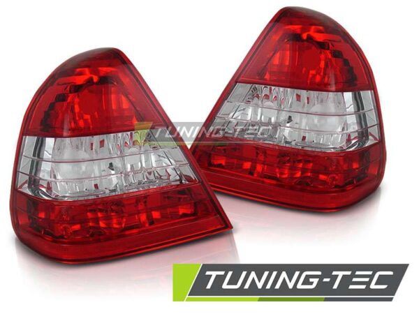 TAIL LIGHTS Κόκκινο Λευκό για MERCEDES W202 C-KLASA 06.93-06.00 Mercedes C Class (W202) [1993-2000]
