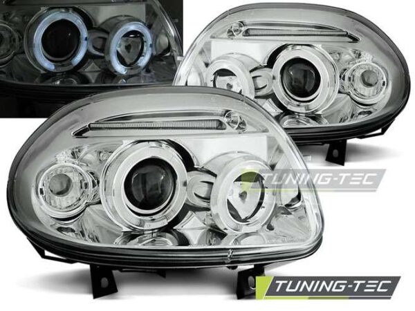 RENAULT CLIO II 09.98-05.01 ANGEL EYES χρωμίου Renault Clio Mk2 [1998-2005]