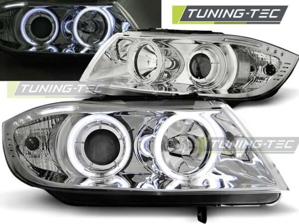 Φανάρια ANGEL EYES CCFL χρωμίου για BMW E90/E91 03.05-08.08 BMW 3 (E90/E91/E92/E93) [2005-2013]