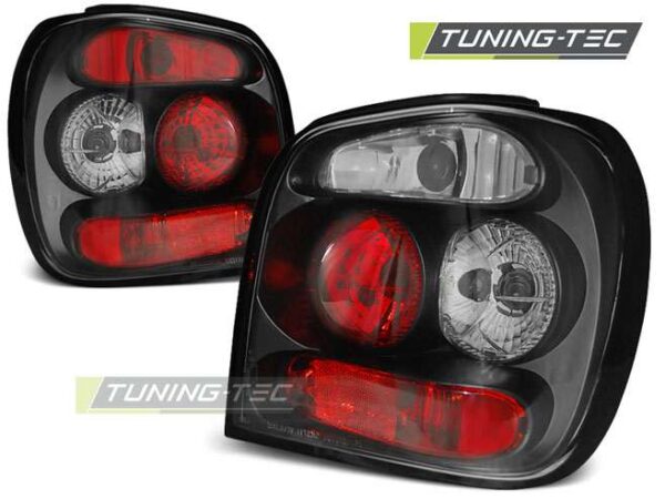 TAIL LIGHTS Μαύρο για VW POLO 6N2 10.99-10.01 Volkswagen Polo Mk3 [1994-2001]