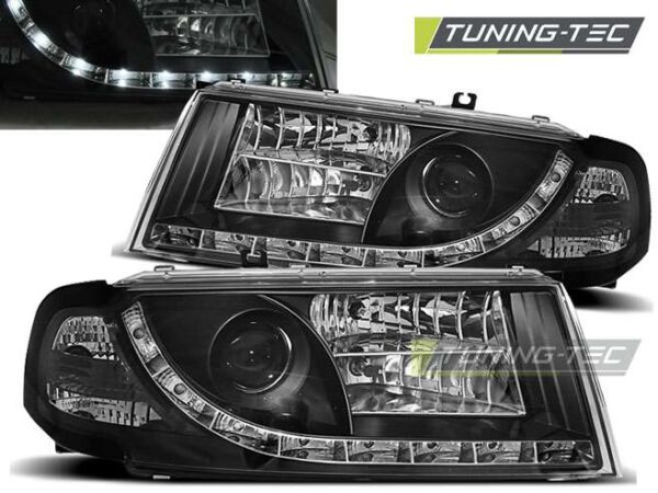 Φανάρια DAYLIGHT Μαύρο για SKODA OCTAVIA I 08.00-10 Skoda Octavia Mk1 [1996-2009]