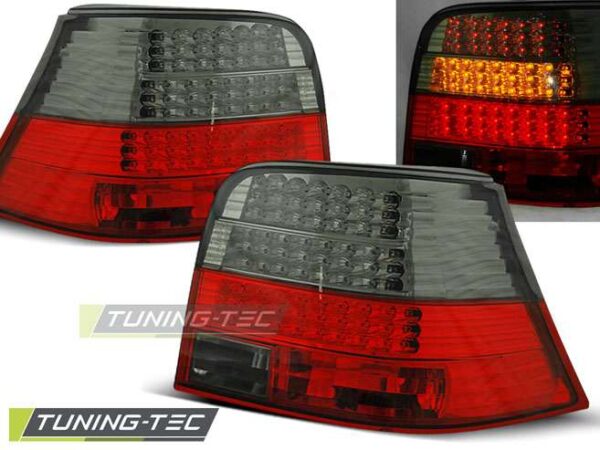 Πίσω φανάρια  led Κόκκινο SMOKE για VW GOLF 4 09.97-09.03 Volkswagen Golf Mk4 [1997-2004]