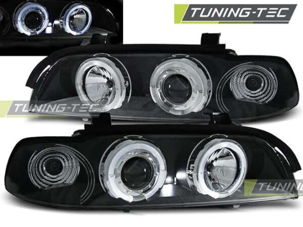 Φανάρια ANGEL EYES Μαύρο για BMW E39 09.95-06.03 BMW 5 (E39) [1996-2003]