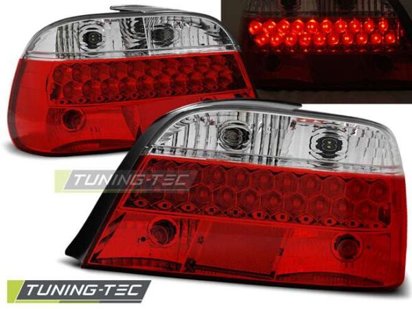 Πίσω φανάρια  led Κόκκινο Λευκό για BMW E38 06.94-07.01 BMW 7 (E38) [1994-2001]