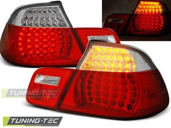 Πίσω φανάρια  led Κόκκινο Λευκό για BMW E46 04.99-03.03 CABRIO BMW 3 (E46) [1998-2005]