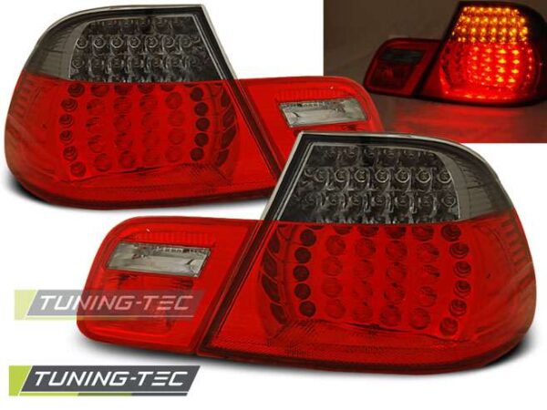 Πίσω φανάρια  led Κόκκινο SMOKE για BMW E46 04.99-03.03 CABRIO BMW 3 (E46) [1998-2005]