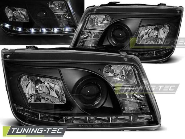 Φανάρια DAYLIGHT Μαύρο για VW BORA 09.98-05.05 Volkswagen Bora