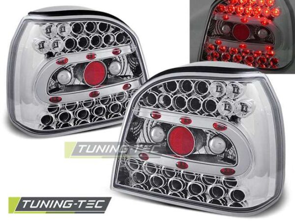 Πίσω φανάρια  led χρωμίου για VW GOLF 3 09.91-08.97 Volkswagen Golf Mk3 [1991-1997]