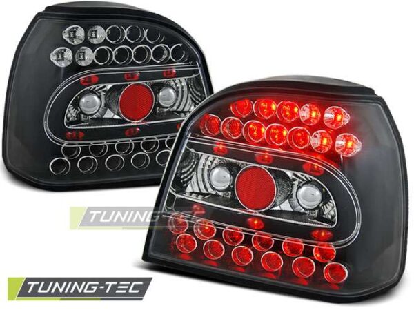 Πίσω φανάρια  led Μαύρο για VW GOLF 3 09.91-08.97 Volkswagen Golf Mk3 [1991-1997]