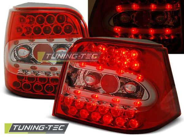 Πίσω φανάρια  led Κόκκινο Λευκό για VW GOLF 4 09.97-09.03 Volkswagen Golf Mk4 [1997-2004]