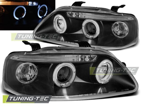 CHEVROLET AVEO 03-06 ANGEL EYES Μαύρο Chevrolet Aveo [2003-2006]