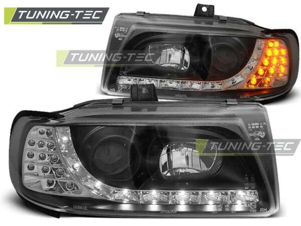 Φανάρια DAYLIGHT Μαύρο για SEAT IBIZA/CORDOBA/POLO VARIANT, SEDAN 10.93-08.99 Seat Ibiza (6J) [2008-2017]