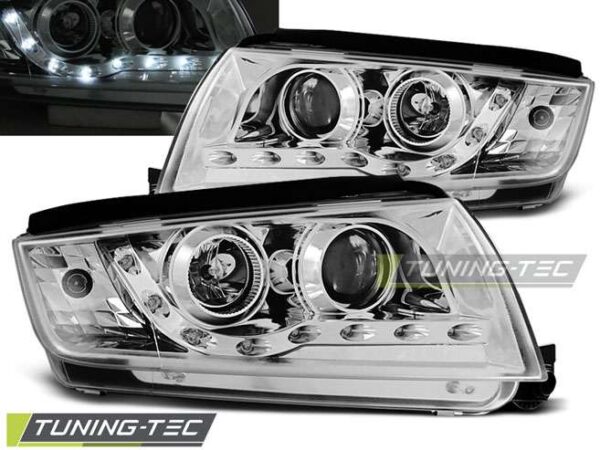 Φανάρια DAYLIGHT χρωμίου για SKODA FABIA 12.99-08 Skoda Fabia Mk1 [1999-2007]