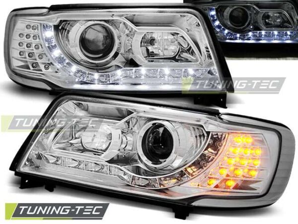 Φανάρια DAYLIGHT χρωμίου για AUDI 100 C4 12.90-06.94 Audi 100 (C4) [1990-1994]
