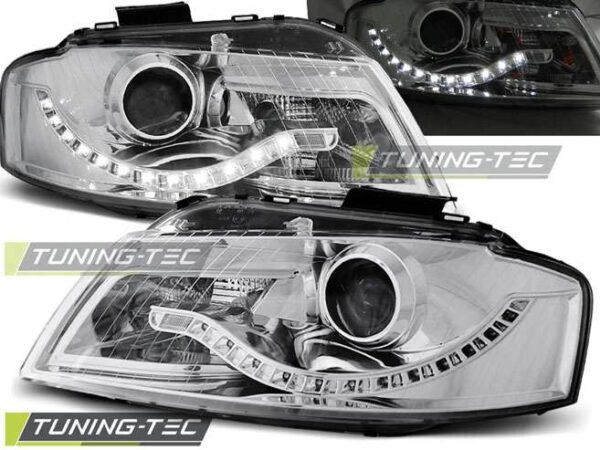 Φανάρια DAYLIGHT χρωμίου για AUDI A3 8P 05.03-03.08 Audi A3 (8P) [2003-2012]