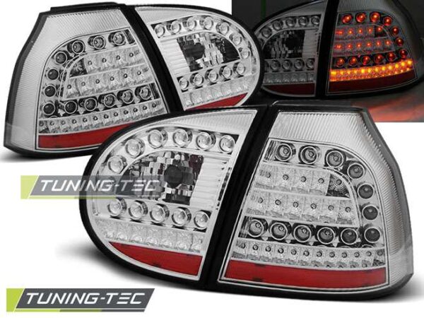 Πίσω φανάρια  led χρωμίου για VW GOLF 5 10.03-09 Volkswagen Golf Mk5 [2003-2008]