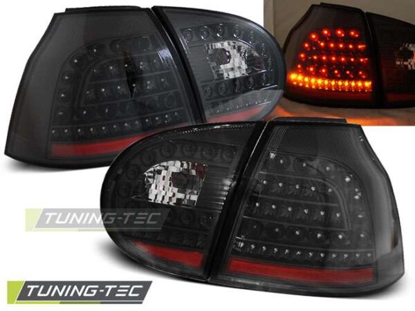 Πίσω φανάρια  led Μαύρο για VW GOLF 5 10.03-09 Volkswagen Golf Mk5 [2003-2008]