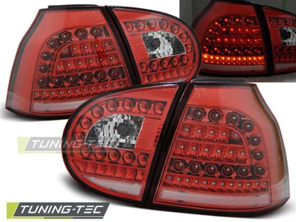 Πίσω φανάρια  led Κόκκινο Λευκό για VW GOLF 5 10.03-09 Volkswagen Golf Mk5 [2003-2008]