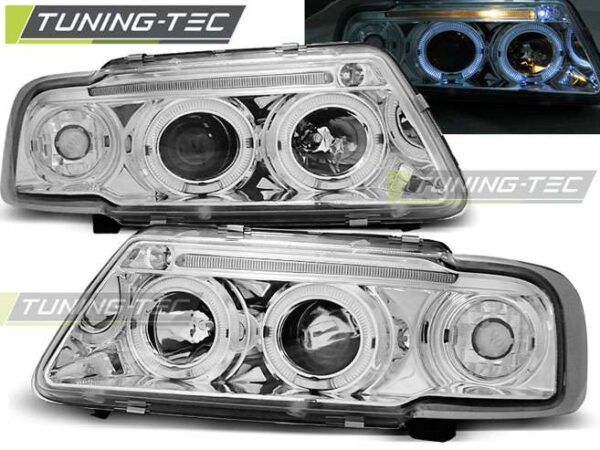 Φανάρια ANGEL EYES χρωμίου για AUDI A3 8L 08.96-08.00 Audi A3 (8L) [1996-2003]