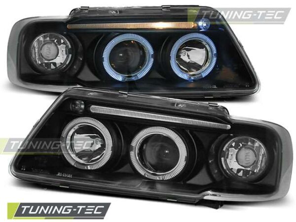 Φανάρια ANGEL EYES Μαύρο για AUDI A3 8L 08.96-08.00 Audi A3 (8L) [1996-2003]