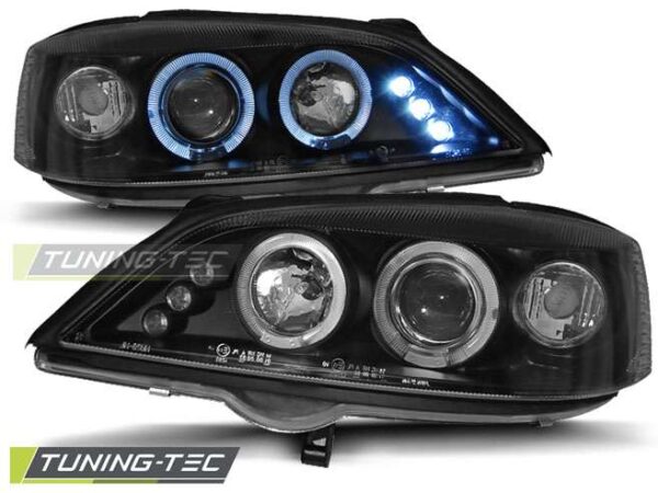 OPEL ASTRA G 02.98-02.04 ANGEL EYES Μαύρο Opel Astra G [1998-2004]