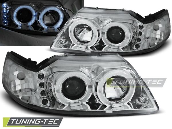 FORD MUSTANG 98-04 ANGEL EYES χρωμίου Ford Mustang Mk5 [2005-2014]