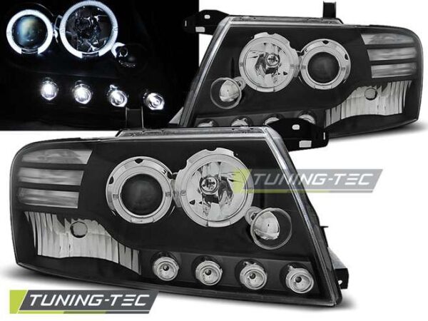 MITSUBISHI PAJERO V60 00-06 ANGEL EYES Μαύρο Mitsubishi Pajero V60 [2000-2006]