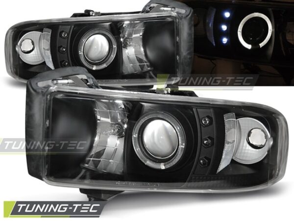 DODGE RAM 94-01 ANGEL EYES Μαύρο Dodge Ram [1994-2001]