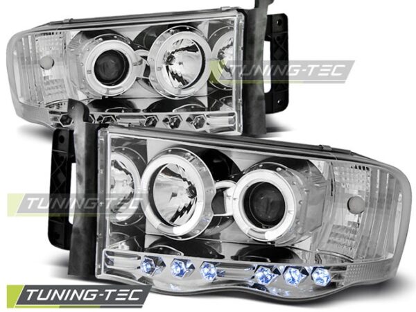 DODGE RAM 02-06 ANGEL EYES χρωμίου Dodge Ram [2002-2006]