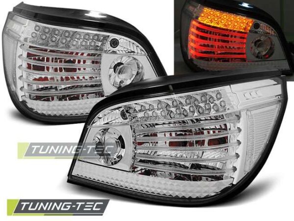 Πίσω φανάρια  led χρωμίου για BMW E60 07.03-07 BMW 5 (Ε60/E61) [2003-2010]