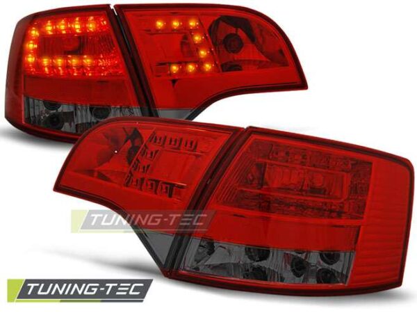 Πίσω φανάρια  led Κόκκινο SMOKE για AUDI A4 B7 11.04-03.08 AVANT Audi A4 (B7) [2004-2008]