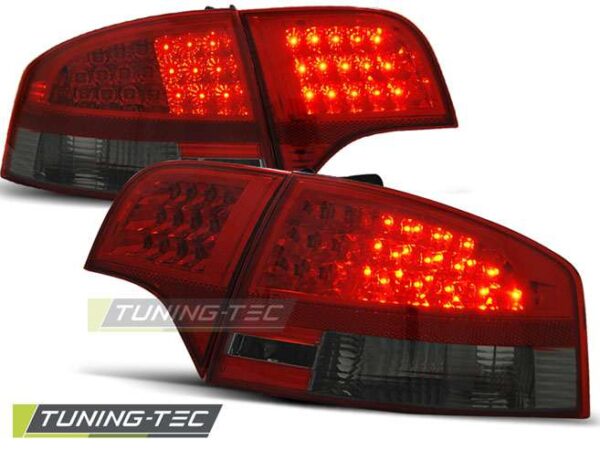 Πίσω φανάρια  led Κόκκινο SMOKE για AUDI A4 B7 11.04-11.07 SEDAN Audi A4 (B7) [2004-2008]