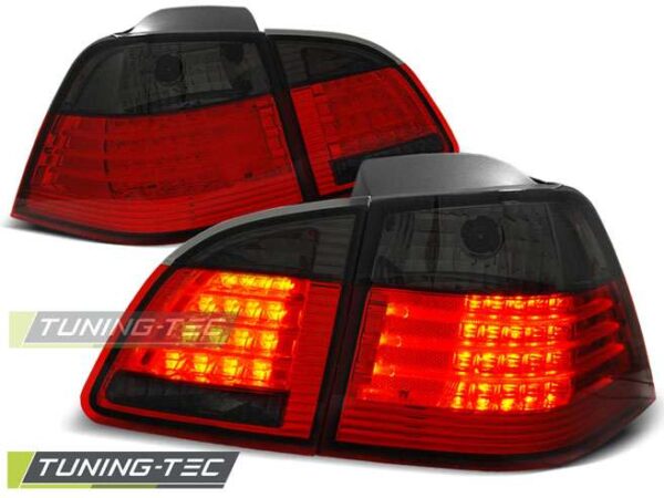 Πίσω φανάρια  led Κόκκινο SMOKE για BMW E61 04-03.07 BMW 5 (Ε60/E61) [2003-2010]