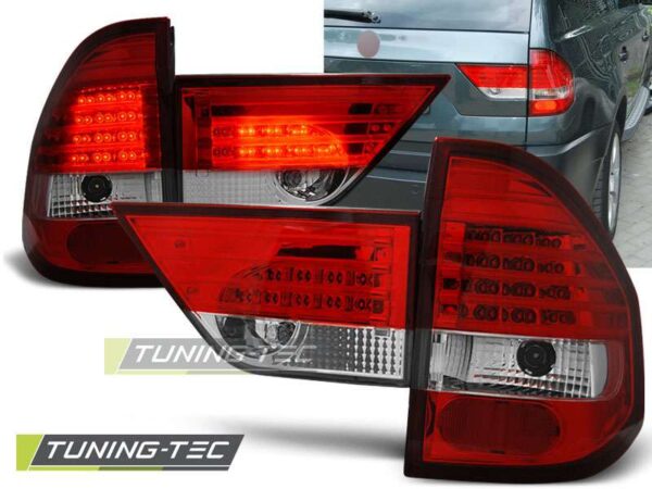 Πίσω φανάρια  led Κόκκινο Λευκό για BMW X3 E83 01.04-06 BMW X3 (E83) [2003-2010]
