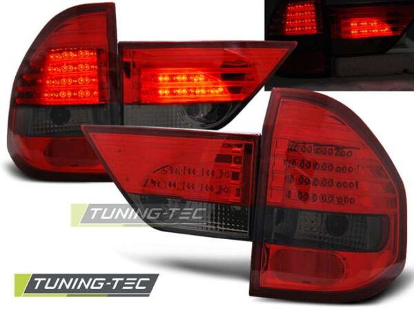 Πίσω φανάρια  led Κόκκινο SMOKE για BMW X3 E83 01.04-06 BMW X3 (E83) [2003-2010]