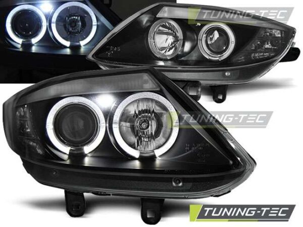 Φανάρια ANGEL EYES Μαύρο για BMW Z4 E85 E86 02-08 BMW Z4 (E85) [2003-2008]