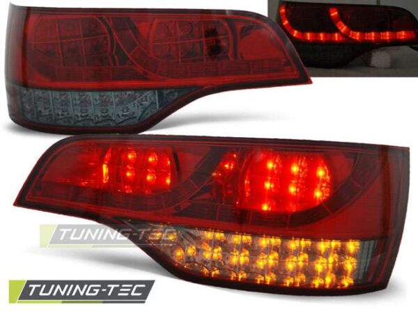Πίσω φανάρια  led Κόκκινο SMOKE για AUDI Q7 06-09 Audi Q7 (4L) [2005-2015]