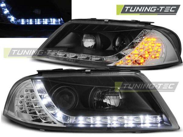Φανάρια DAYLIGHT Μαύρο για VW PASSAT 3BG B5 FL 09.00-03.05 Volkswagen Passat (B5&B5.5) [1996-2005]
