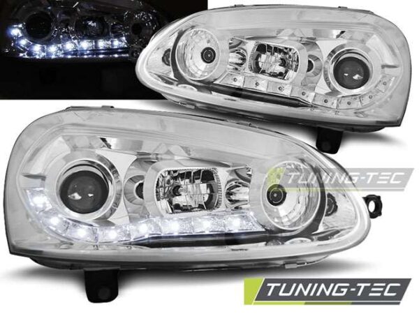 Φανάρια DAYLIGHT χρωμίου για VW GOLF 5 Volkswagen Golf Mk5 [2003-2008]