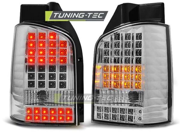 Πίσω φανάρια  led χρωμίου για VW T5 04.03-09 Volkswagen Transporter T5 [2003-2015]