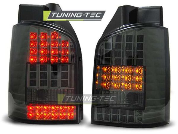 Πίσω φανάρια  led SMOKE για VW T5 04.03-09 Volkswagen Transporter T5 [2003-2015]
