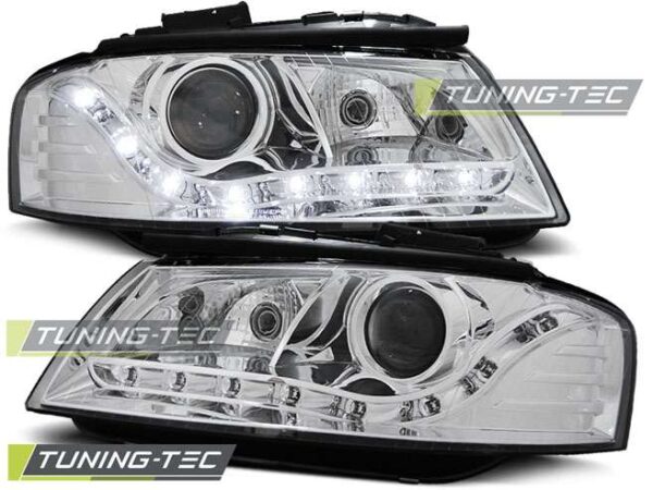 Φανάρια DAYLIGHT χρωμίου για AUDI A3 8P 05.03-03.08 Audi A3 (8P) [2003-2012]
