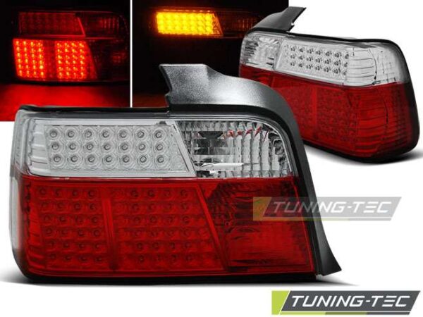 Πίσω φανάρια  led Κόκκινο Λευκό για BMW E36 12.90-08.99 SEDAN BMW 3 (E36) [1991-1998]