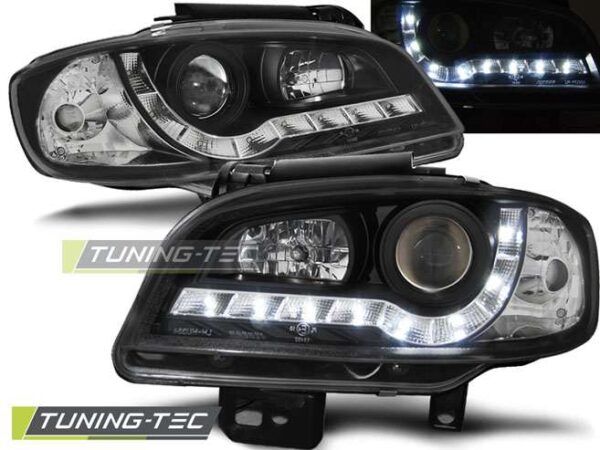 Φανάρια DAYLIGHT Μαύρο για SEAT IBIZA/CORDOBA 09.99-03.02 Seat Ibiza (6J) [2008-2017]