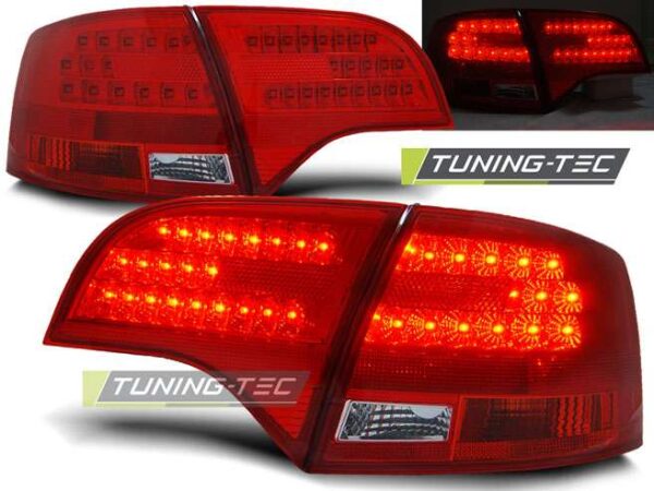 Πίσω φανάρια  led Κόκκινο Λευκό για AUDI A4 B7 11.04-03.08 AVANT Audi A4 (B7) [2004-2008]