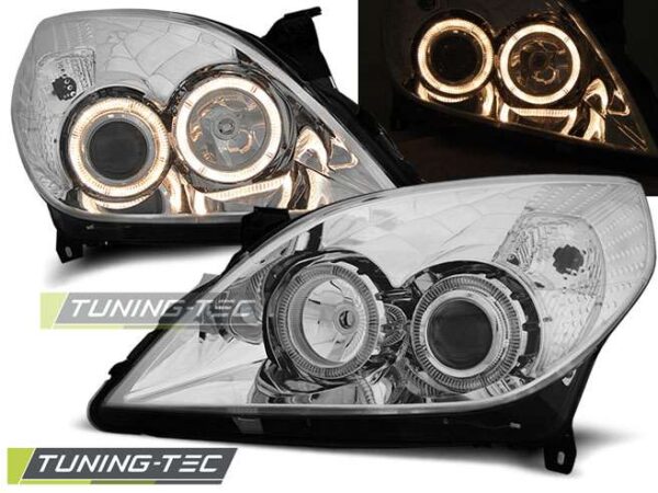 OPEL VECTRA C 09.05-08 ANGEL EYES χρωμίου Opel Vectra C [2002-2008]