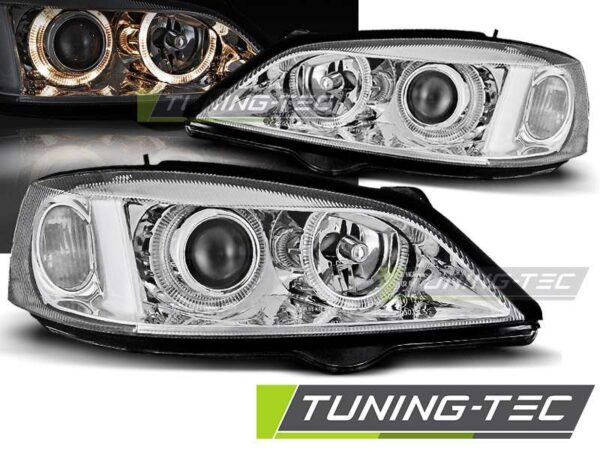 OPEL ASTRA G 09.97-02.04 ANGEL EYES χρωμίου Opel Astra G [1998-2004]