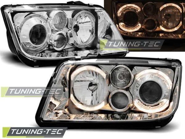 Φανάρια ANGEL EYES χρωμίου για VW BORA 09.98-07.05 Volkswagen Bora